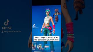 I got the Katalina skin in the usa fortnite katalina fortnitemobile fyp [upl. by Hatty]