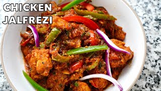 RESTAURANT STYLE CHICKEN JALFREZI  Quick Stir Fry Chicken Recipe With Spices [upl. by Navanod]