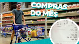 COMPRAS DO MÊS COMPLETA NO ATACADISTA  FUI CONHECER UM MERCADO NOVO [upl. by Ennaear]