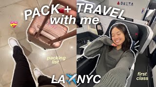 PACK  TRAVEL WITH ME TO NEW YORK [upl. by Stickney297]