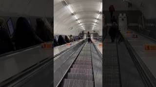 escalatorescalatorslondonjourney londontravelshortvideo traintrip video [upl. by Heer389]