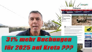 31 mehr Buchungen für 2025 auf Kreta  KretaCrete 2024 [upl. by Yroggerg619]