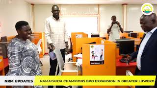 Namayanja leads Greater Luwero leaders on BPO factfinding mission [upl. by Alemaj]