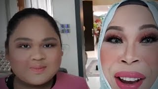 Cantiknya Cik B Anak Dato Seri Vida Bila Makeup [upl. by Ynaffyt659]