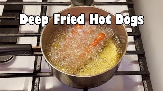 Deep Frying a Hot Dog for an Hour NSE [upl. by Oiluj]