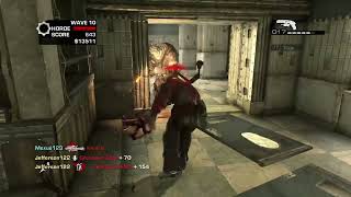 Gears of War 3 Horde Mode  Playing with Randoms on Blood Drive 2 [upl. by Enitsyrhc]