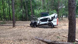 Gyro Trac 500HF and Bobcat T770 demo w Sparrow amp Kennedy Tractor 8433733868 [upl. by Nomelif]