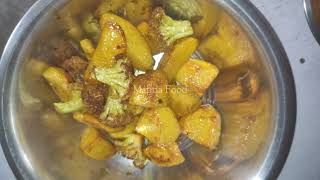 আলু ডিম ফুলকপির সহজ recipeMafida Food [upl. by Nylatsirhc836]