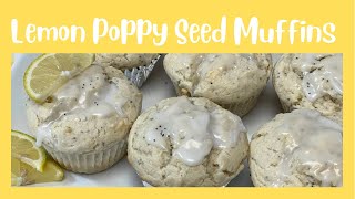 The Best Lemon Poppy Seed Muffins [upl. by Allebara]