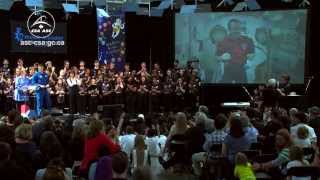 Chris Hadfield and students from coasttocoast fill the sky with music excerpt [upl. by Durware]