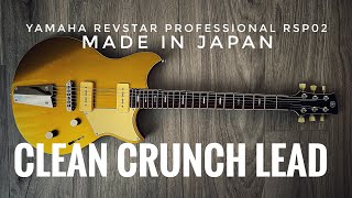 Yamaha Revstar Professional RSP02 Crisp Gold P90 Made in Japan Clean Crunch and Lead [upl. by Bennion]