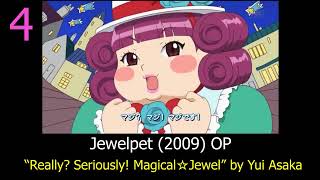 My Top 8 Jewelpet Anime Openings [upl. by Saberio878]