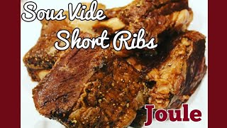 How to Make Sous Vide Short Ribs Using the Joule Sous Vide REVIEW Old West Sous Vide Sleeve 105 [upl. by Ennairek]