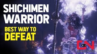 Sekiro  Best Way to Defeat Shichimen Warrior  Anti Air Deathblow  Boss Fight [upl. by Eirol47]