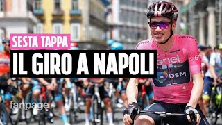 Giro dItalia a Napoli quotDopo londa azzurra arriva londa rosaquot [upl. by Enoob]