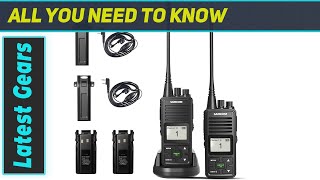 reviewSAMCOM TwoWay Radios Long Range WalkieTalkie for Adults with 3000mAh Battery  Best [upl. by Einneg]