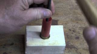 Shotshell reloading without a press  part 3 using antique toolsmov [upl. by Thema]