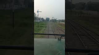 The fastest non stop train Green Line express 6dn skipping through from Gujrat shorts gujrat yt [upl. by Gelman927]