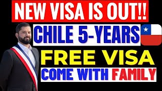 URGENT RELOCATE TO CHILE FOR FREE  90 Visa Approval Rate For Foreigners Chile Work Visa 2023 [upl. by Anselm]