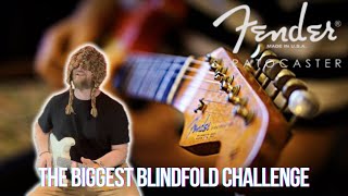 Fender Stratocaster Blindfolded Challenge [upl. by Jurgen403]