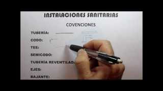 INSTALACIONES SANITARIAS  CONVENCIONES [upl. by Madigan259]