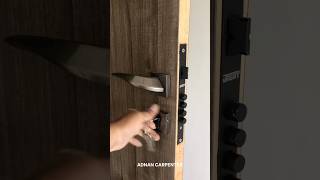 Mortise lock￼ new trick 📌 look interiordesign carpanter furniture adnancarpanter home [upl. by Mohun]