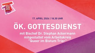 LIVE HeiligRockTage 2024  Ökumenischer Gottesdient mit Queer im Bistum Trier  Trierer Dom [upl. by Atteuqahs80]