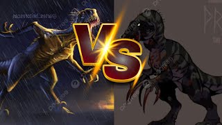 el Scorpius rex jwcc temporada 3  vs el devorador nocturno primal 🦖🔥🔪🆚🦖🌑🕳️ [upl. by Airyk]