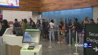 Travelers get pleasant surprise flying out of Honolulu [upl. by Nolyaw192]