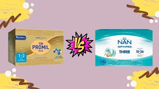 PROMIL GOLD VS NAN OPTIPRO NUTRITION FACTS BASED REVIEW MILK FOR 13 YEARS OLD [upl. by Mussman301]