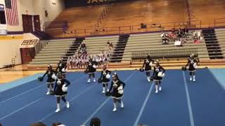 BUCHTEL MIDDLE SCHOOL CHEERLEADERS 1st place non tumble Cheersgiving Extravaganza [upl. by Henryson]