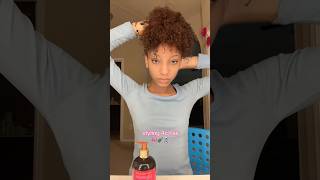 tackling 4c hair🎀🪮💈💓 4chair hairstyle tutorial makeup shorts viralvideo youtube [upl. by Lyreb548]