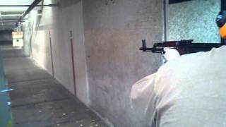 AK47 HUGE Muzzle Flash [upl. by Reeher705]