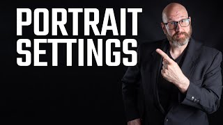 What Settings To Use For Portrait Photography [upl. by Pippas]