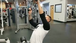 Back Workout With One Handed Supinated Pulldowns [upl. by Hpsoj]