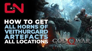 God of War Horns of Veithurgard Artefacts Locations amp Where to find them [upl. by Nichols]