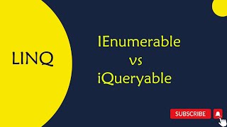 IEnumerable vs IQueryable in LINQ in Telugu [upl. by Hey]