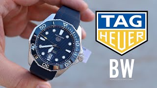 New Tag Heuer Aquaracer 300 Blue Review [upl. by Enuj921]