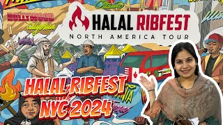 Halal Ribfest NewYork 2024  Rib BBQ  Tacos  Burgers  First Time In USA [upl. by Naffets]