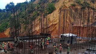 Travaux de construction pont fatshi meilleur pont dAfrique centrale [upl. by Aohsoj]