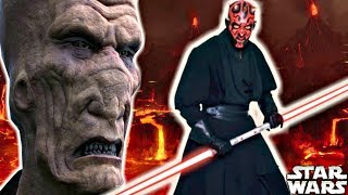 What Darth Plagueis Thought of Darth Mauls Double Bladed Lightsaber  Star Wars Explained [upl. by Leonardo]