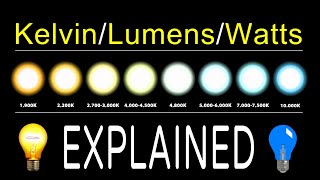 How To Chose LED Bulbs  Kelvin Lumens amp Watts EXPLAINED [upl. by Munsey]