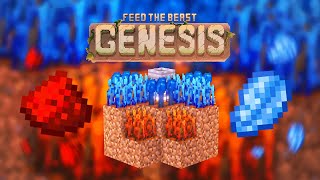 FTB Genesis EP4 Botania but Tech Resources Get [upl. by Enirehtacyram]