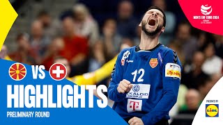 One last Schmid masterclass 🥹  North Macedonia vs Switzerland  Highlights  Mens EHF EURO 2024 [upl. by Harac609]