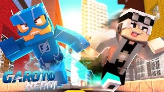 Minecraft GAROTO HERÓI  FLASH AZUL VS MERCÚRIO 23 [upl. by Towrey]