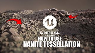 Unreal Engine 54 Nanite Tessellation Tutorial [upl. by Ellenid653]