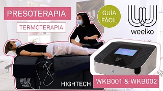 Presoterapia Weelko HighTech WKB001 amp WKB002 ENG SUB 🇫🇷FR SUB 🇬🇷GR SUB [upl. by Chiang]