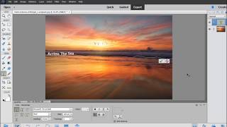 Adobe Photoshop Elements 2020 Adding Text [upl. by Weissmann]