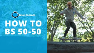 How to BS 5050 Skateboarding Trick Tip  Julia Brückler  Blue Tomato [upl. by Rese878]