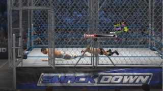 WWE 13 Universe Mode 02 Laying The Ground Work  Steel Cage No 1 Contender Match [upl. by Dleifrag]